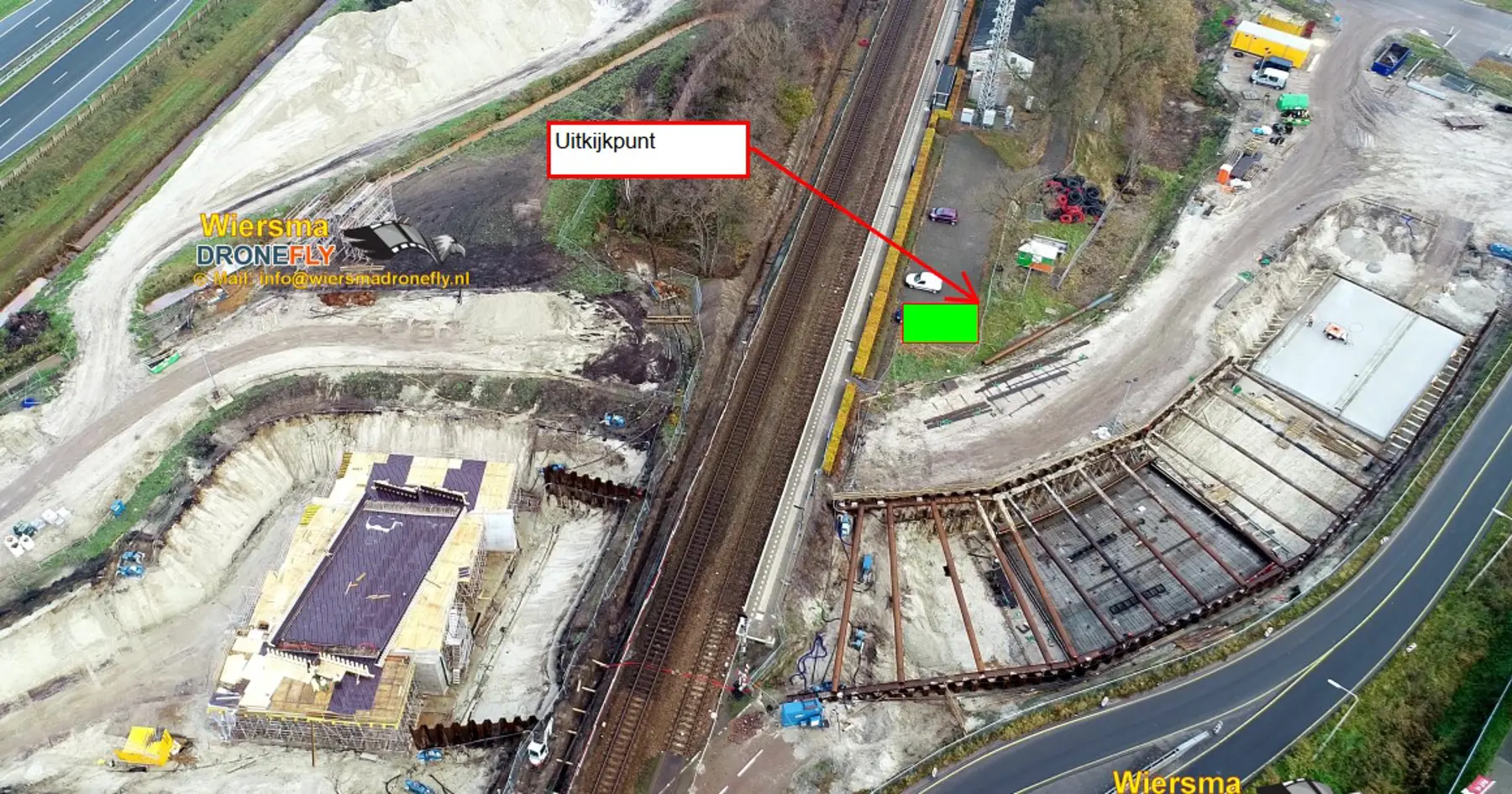 Schematische weergave uitkijkpunt Hurdegaryp