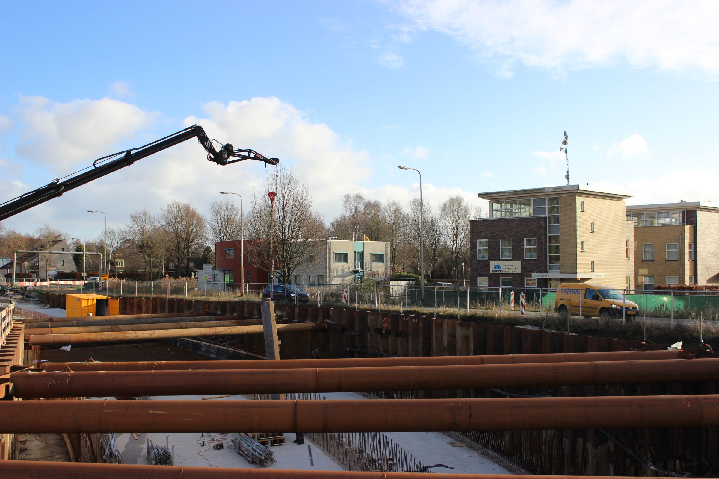 Werkzaamheden Hurdegaryp Voor Inschuiven Tunneldeel | ProRail