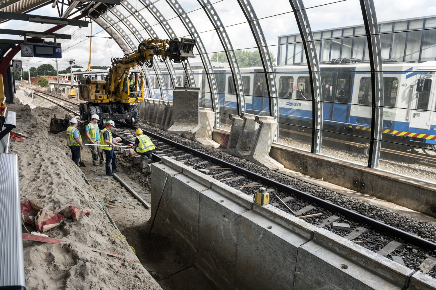 Foto's: Werk Aan Het Spoor Bij Schiphol | ProRail