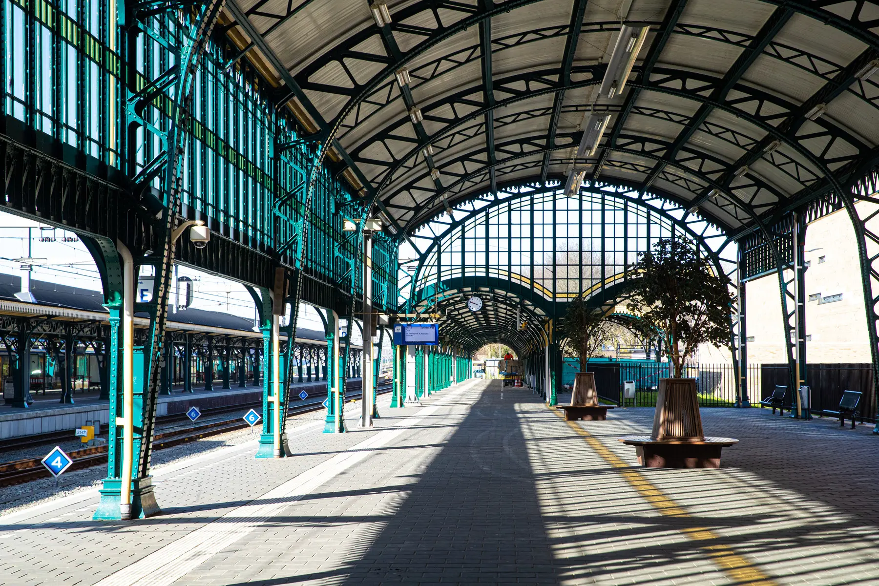 Een verlaten Station Den Bosch. Foto: Stefan Verkerk