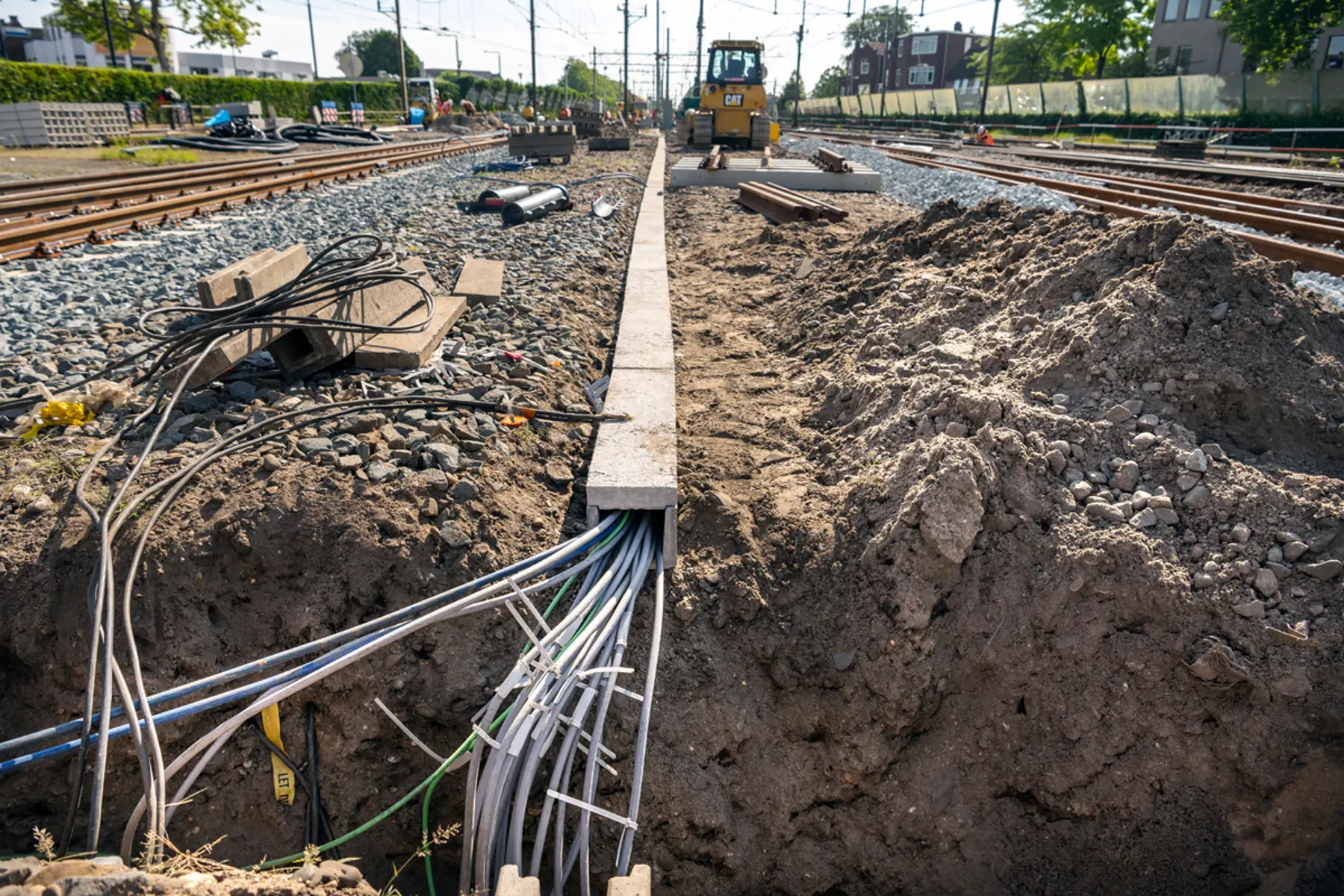 De wissels bij Dordrecht gaan van het gas af en worden elektrisch