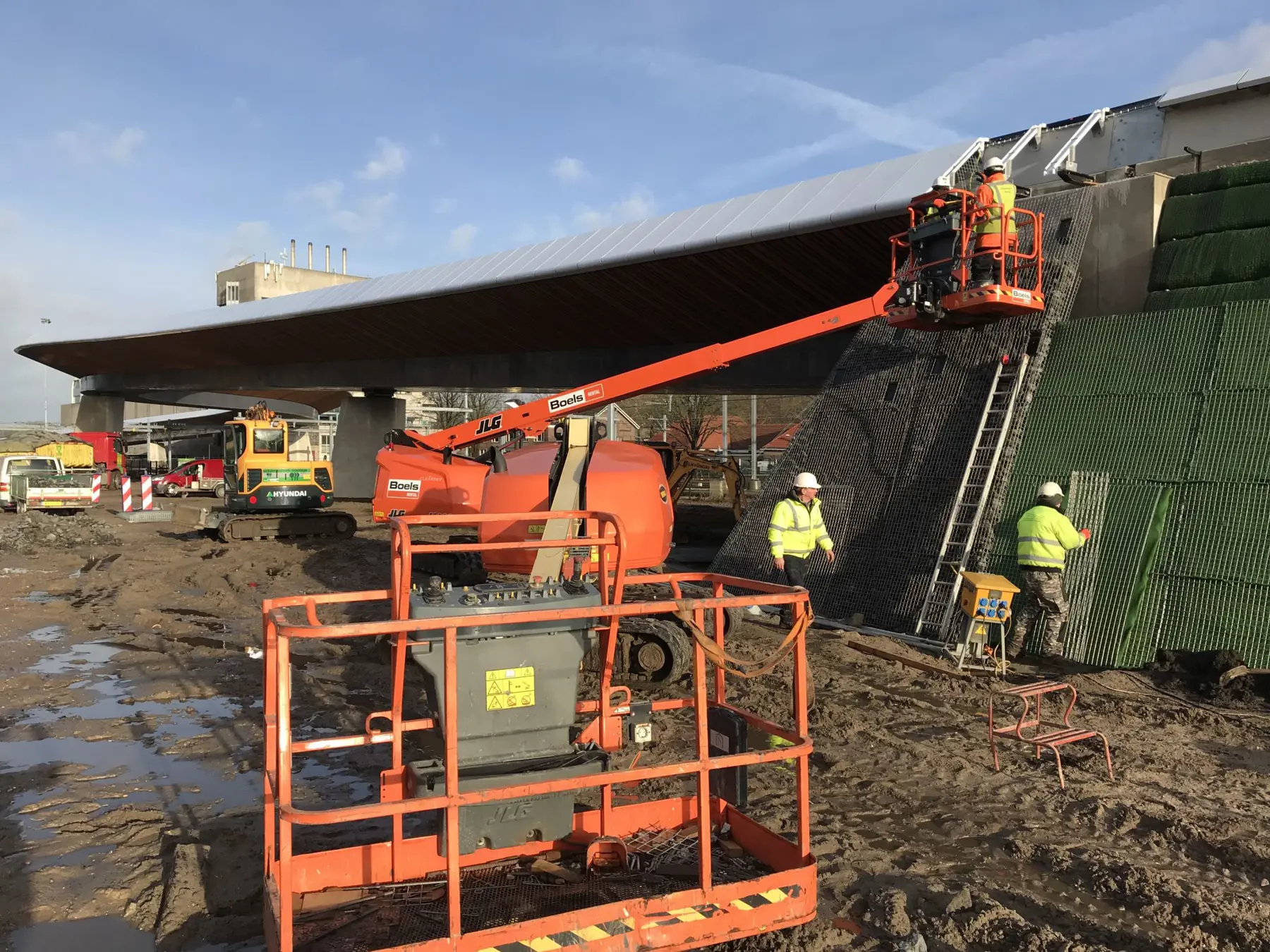 De laatste hand wordt gelegd, zaterdag 9 februari is de oplevering en overdracht.