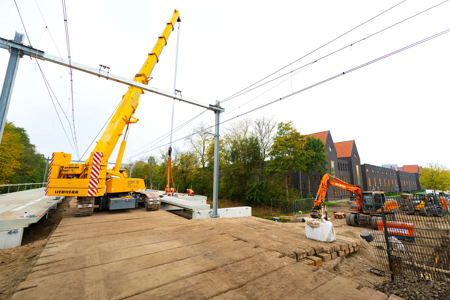 Een blik op de omgeving van het station