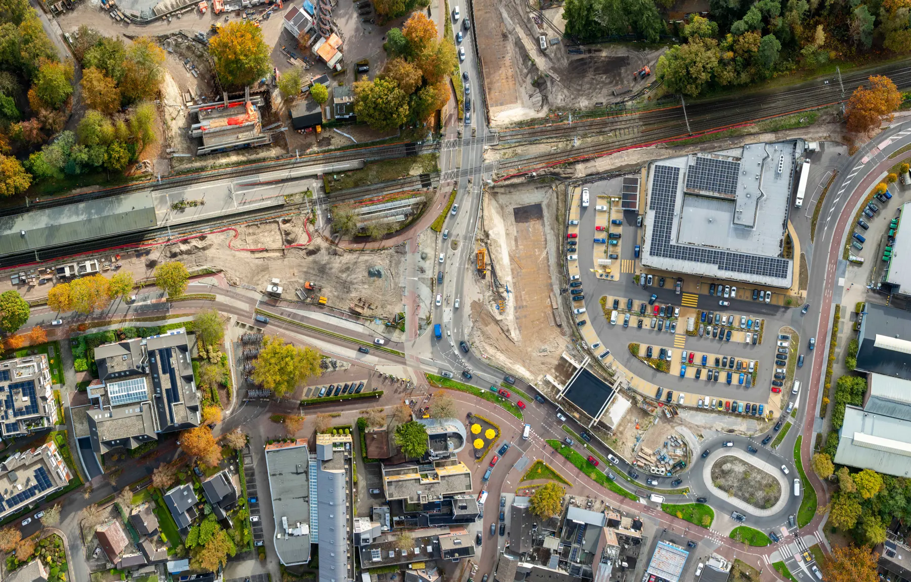 Nunspeet van boven. Foto via Hollandluchtfoto.nl