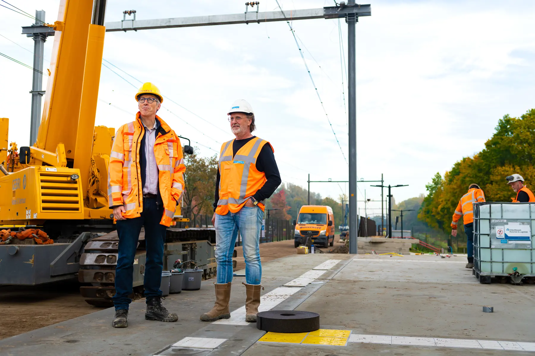 Corné Kriesels, links op de foto. André Steketee, rechts op de foto