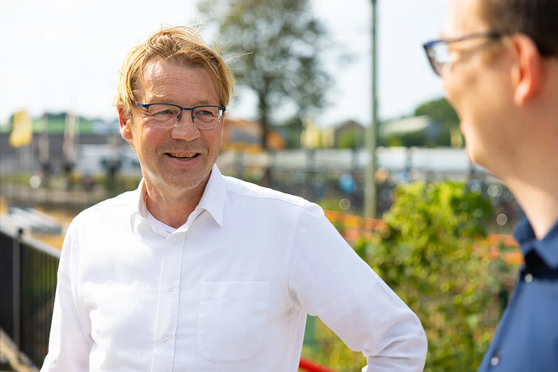 Martijn Donders werkt bij het ingenieursbureau Mott MacDonald en is door de gemeente Nunspeet ingehuurd als adviseur spoorsystemen  