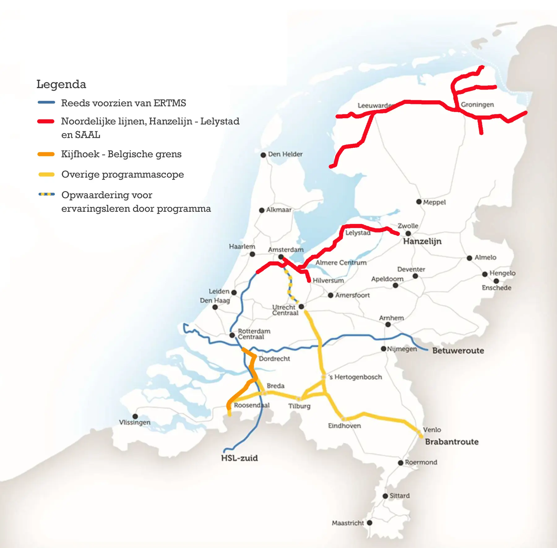 De uitrol van ERTMS