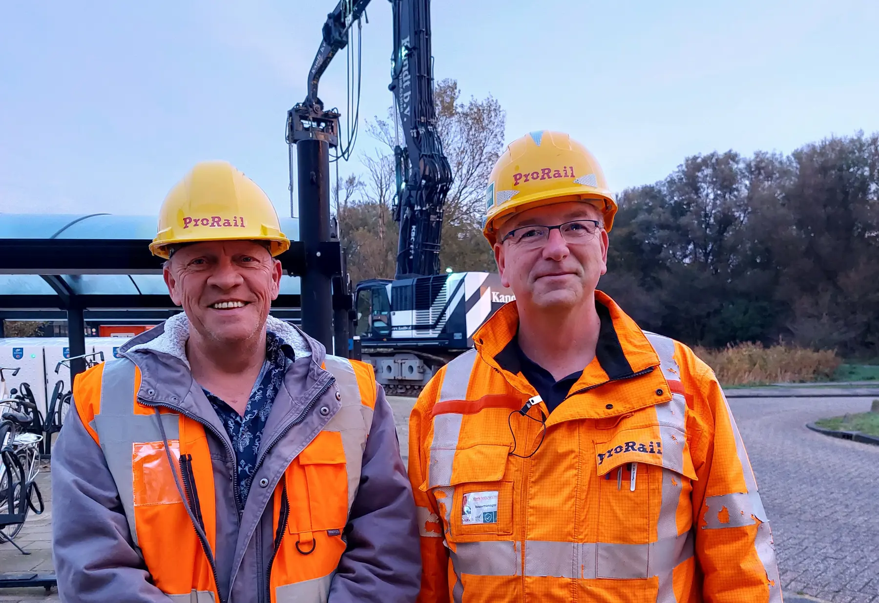 Technisch projectleider Jan Meurs en coördinerend bouwmanager John Nieuwstad