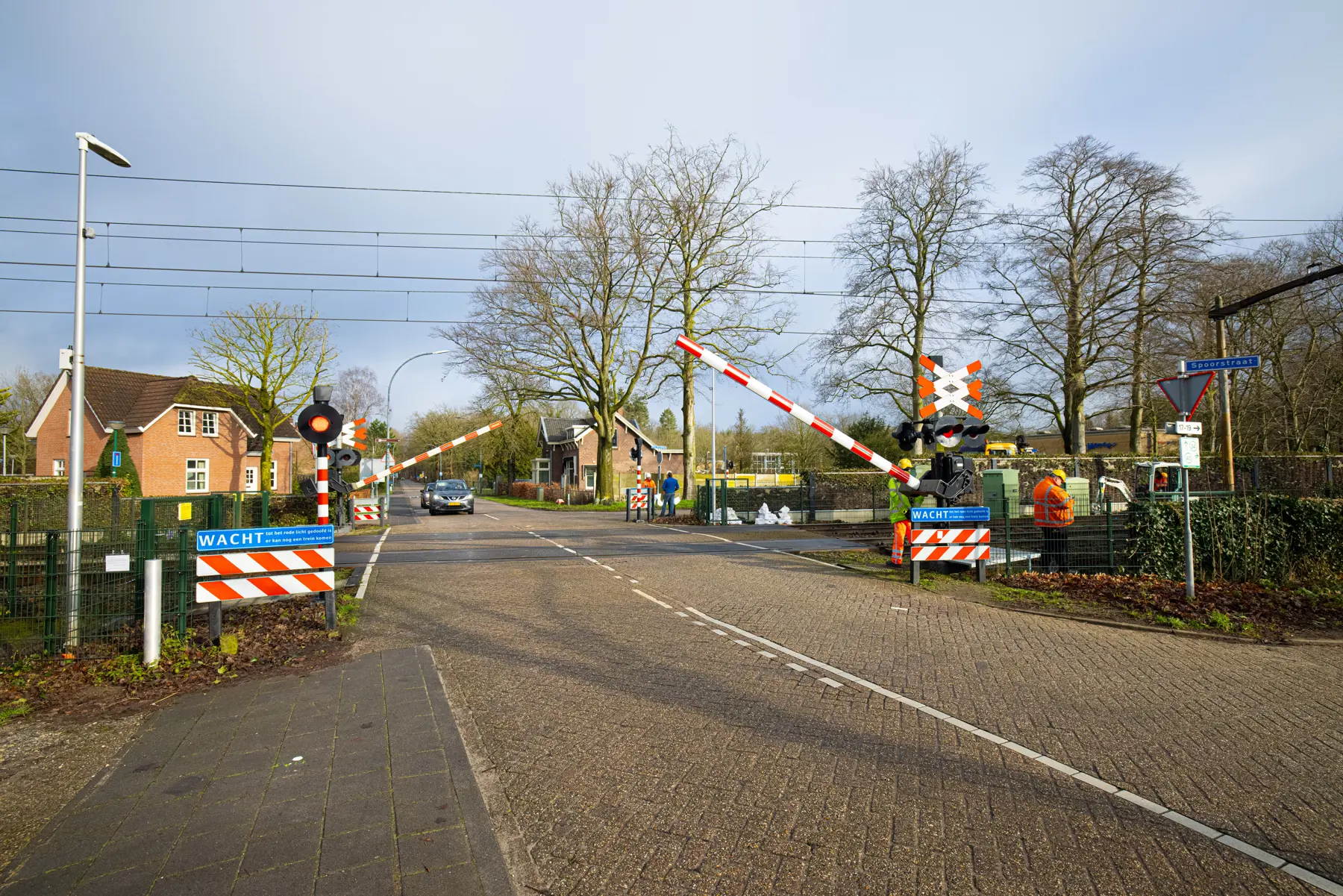 Overweg bij de Wethouder van Dijklaan in Dorst